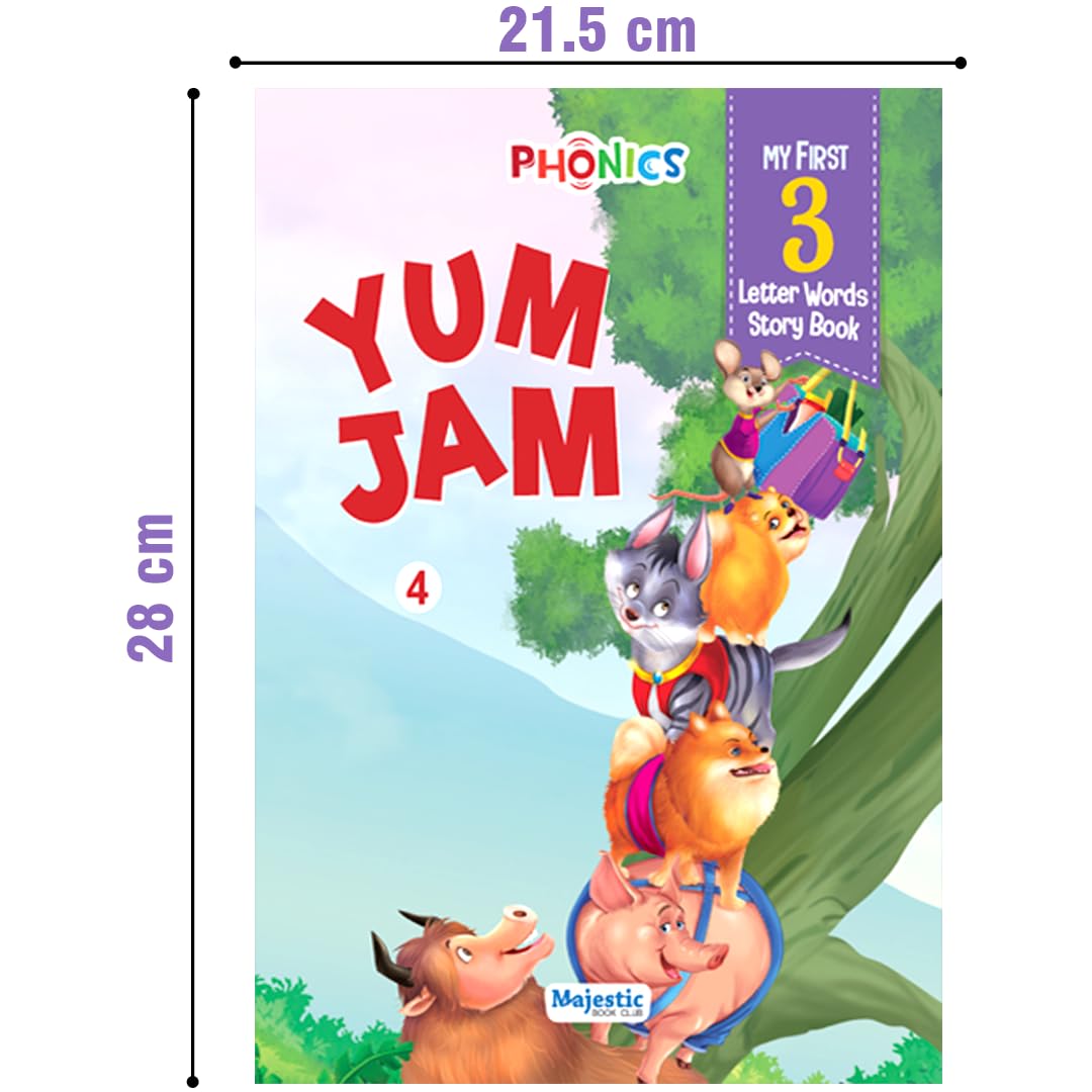 THE BOOK TREE Phonics First Reading Book of 3 letter words reading book, set of 4 books