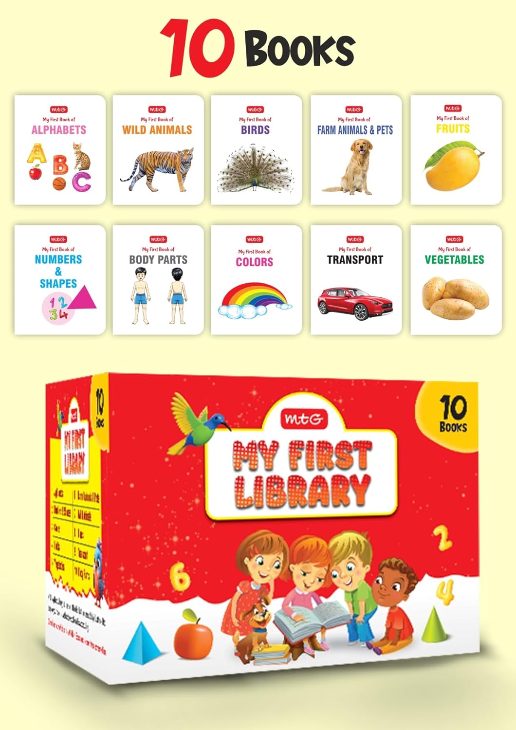 My First Library Box Set of 10 Books for Kids