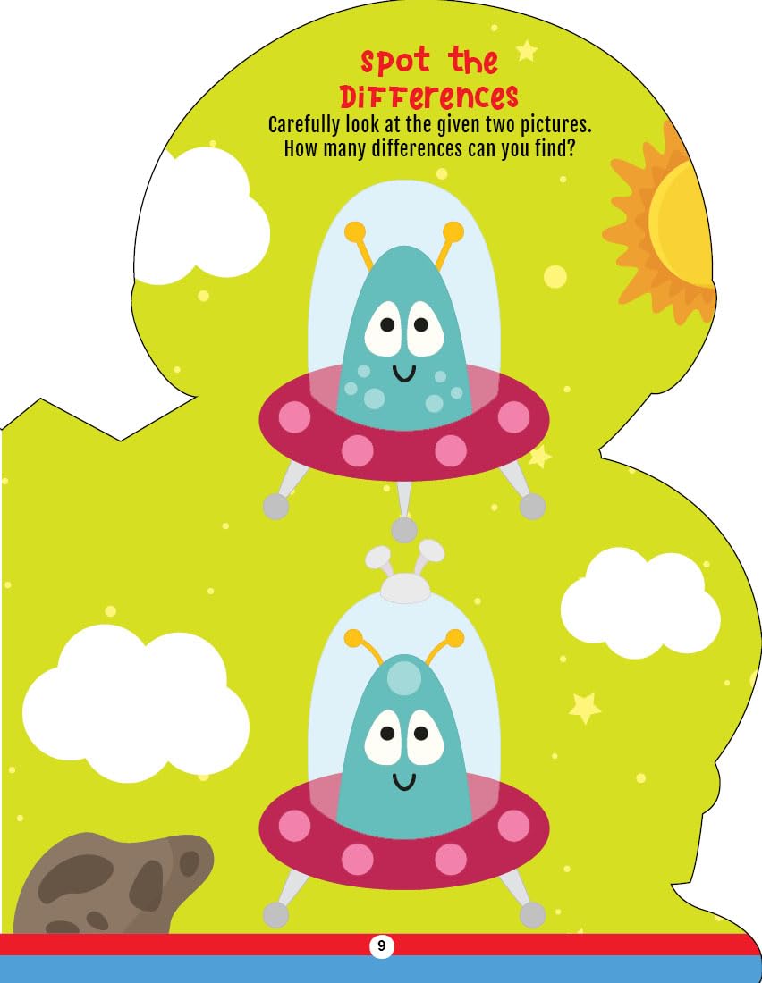 Step into the Space World | Activity & Colouring Fun Book for Kids Ages 4+