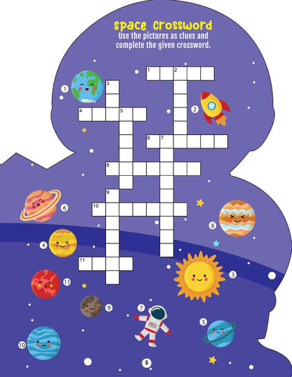 Step into the Space World | Activity & Colouring Fun Book for Kids Ages 4+