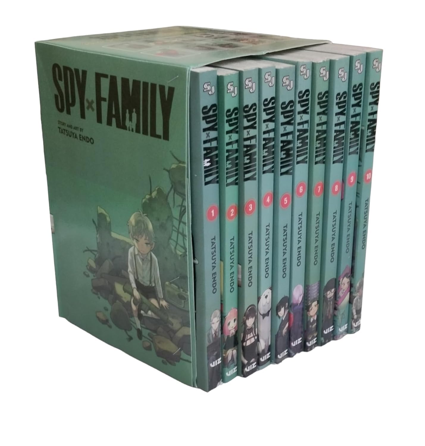 Spy X Family Volumes 1 - 10 Books Set Collection Set By Tatsuya Endo