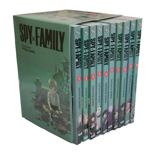 Spy X Family Volumes 1 - 10 Books Set Collection Set By Tatsuya Endo