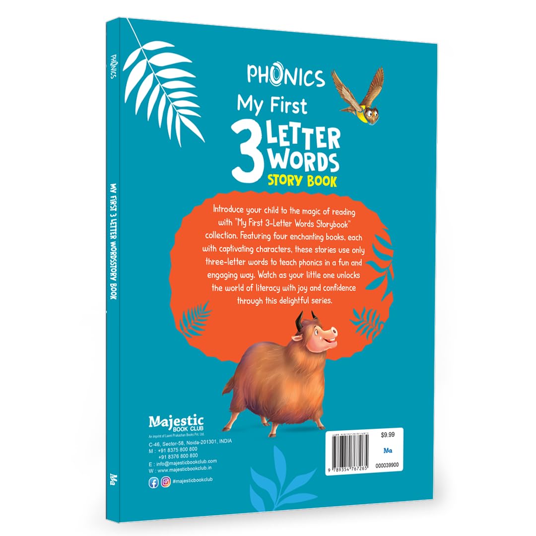 My First Phonics 3-Letter Words Story Books