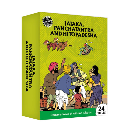 Jataka, Panchatantra, Hitopadesha Collection: 24 Book Set
