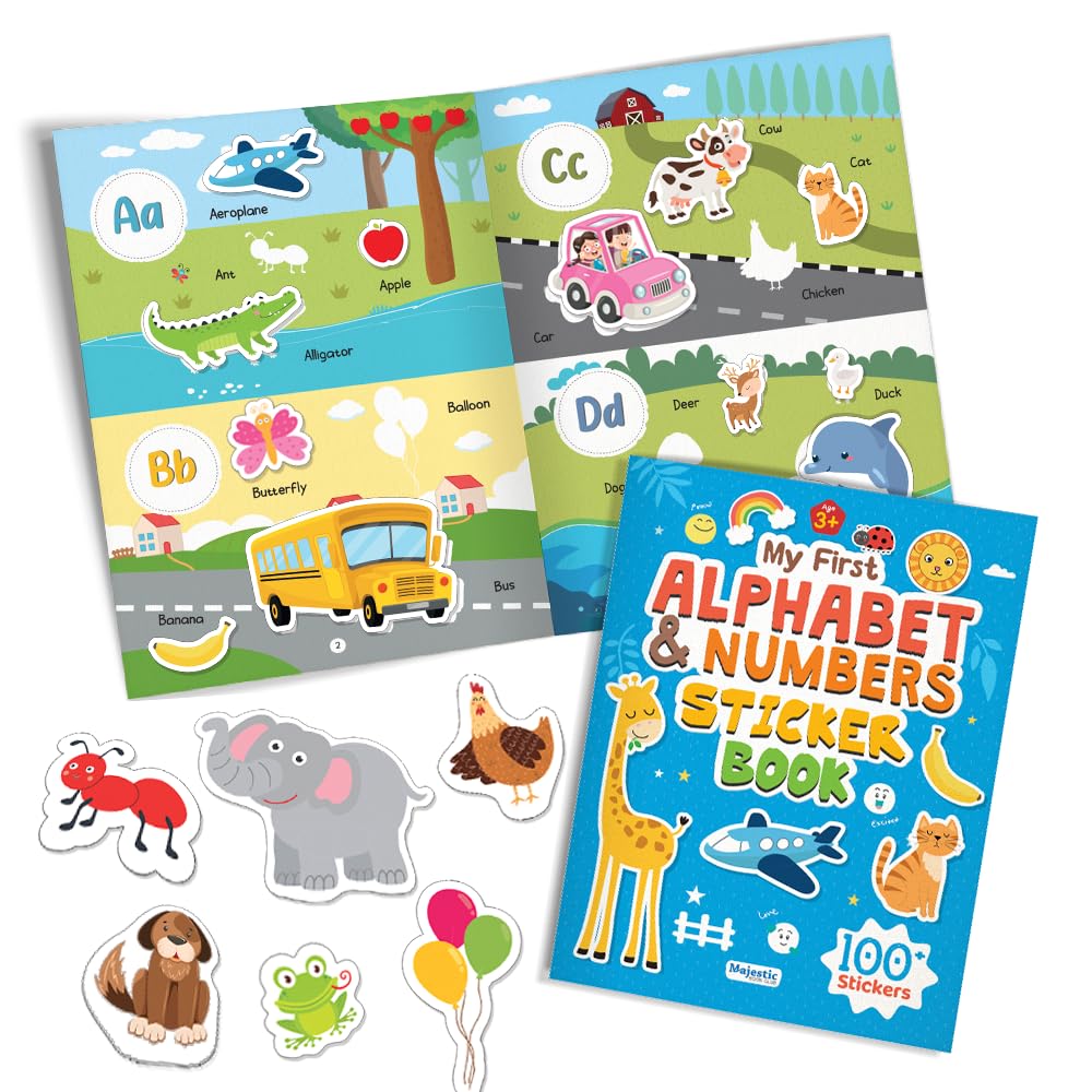 My first sticker book SET of 4