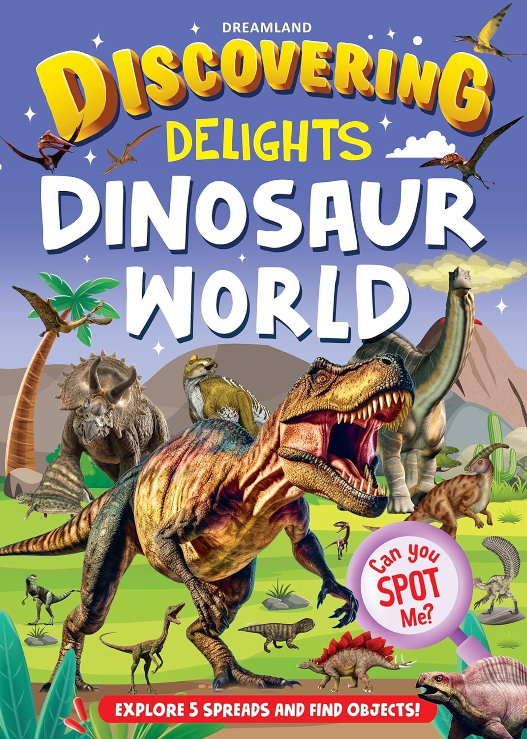 Discovering Delights Dinosaur World Activity Book | Ages 4-10 yrs