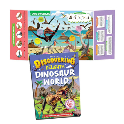 Discovering Delights Dinosaur World Activity Book | Ages 4-10 yrs