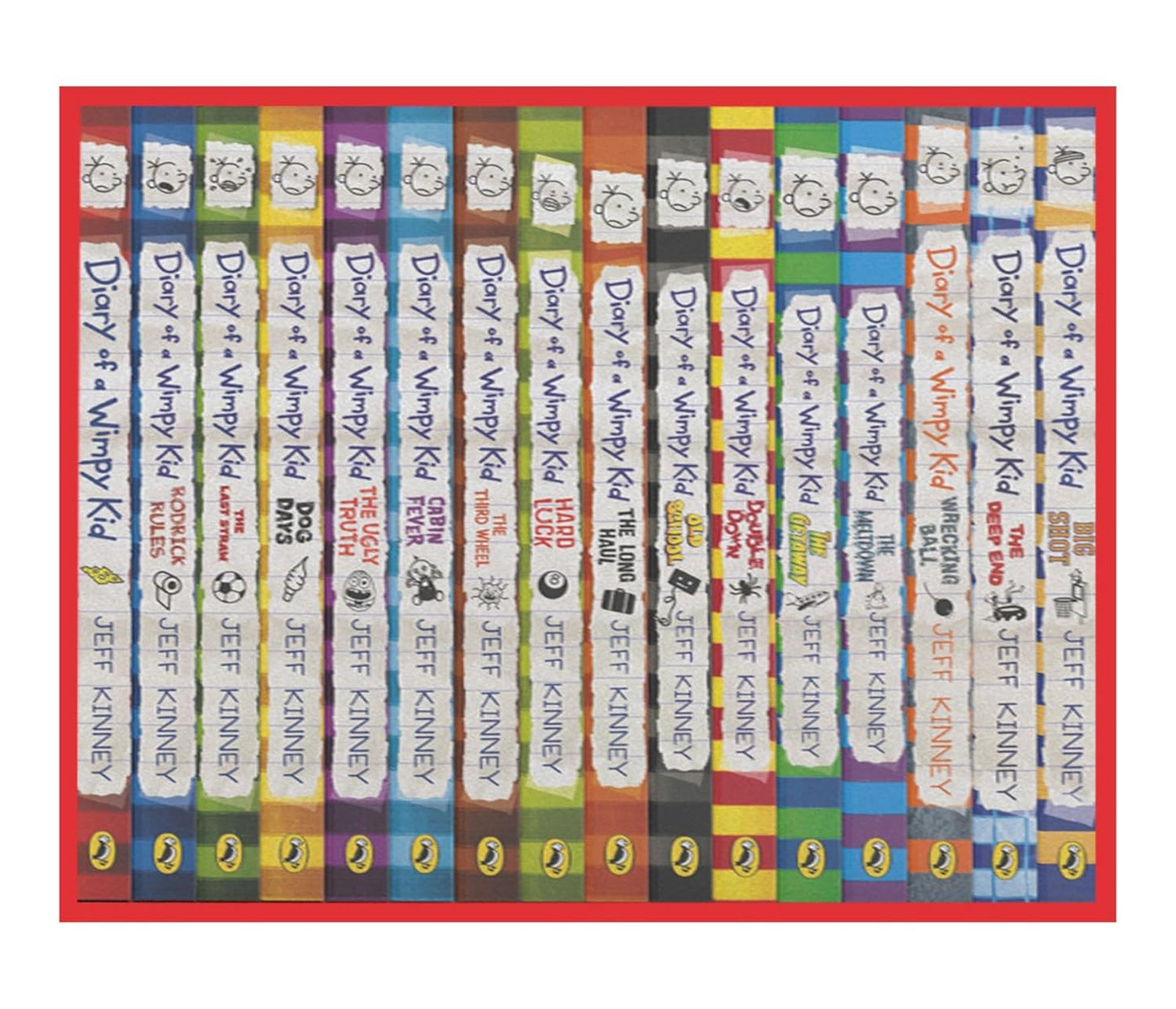 Diary of a Wimpy Kid Collection Of 16 Books