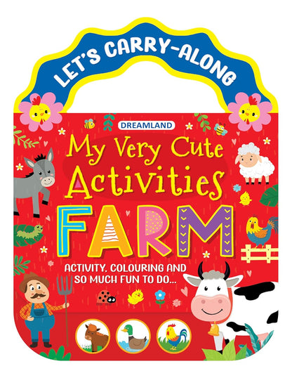 Farm – Let’s Carry-Along Activity & Colouring Book for Kids Ages 3-8