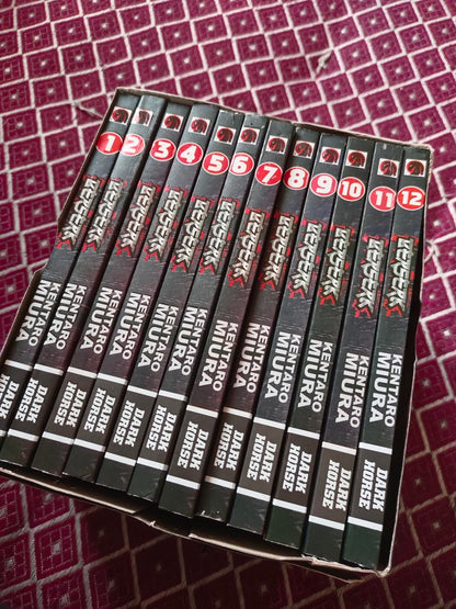 Berserk Set of 11 Books Volume 1-11 [Paperback] Kentaro Miura