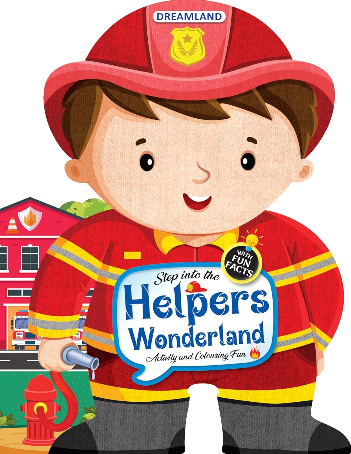 Step into the Helpers Wonderland | Activity & Colouring Fun Book for Kids Ages 4+