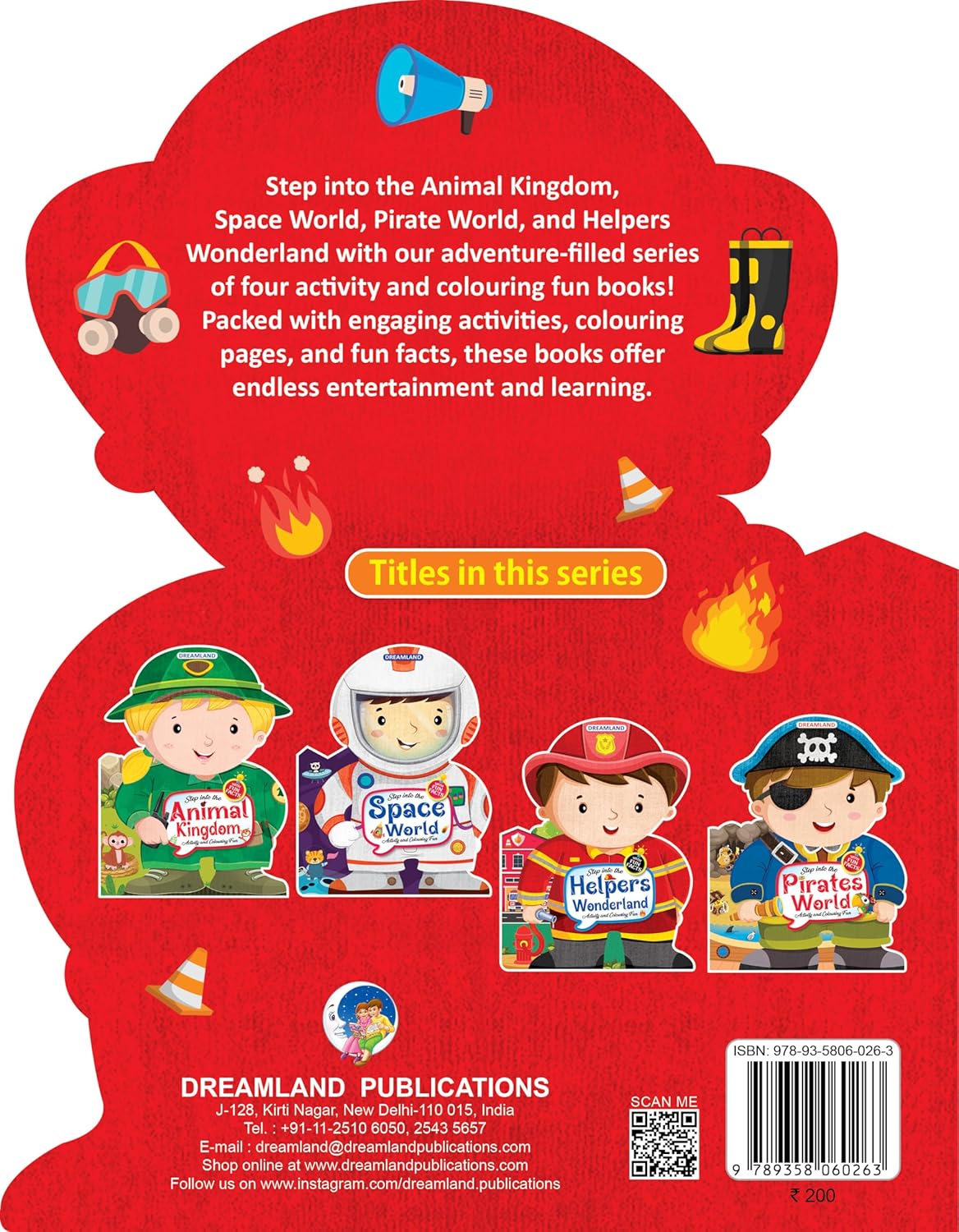 Step into the Helpers Wonderland | Activity & Colouring Fun Book for Kids Ages 4+