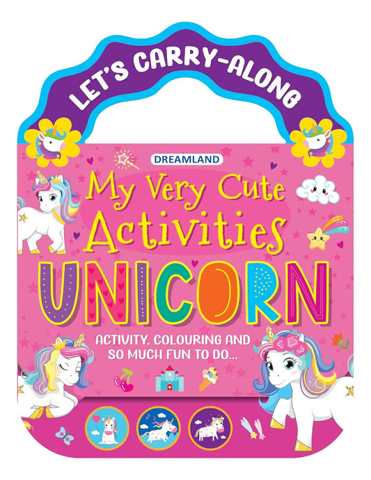 Unicorn – Let’s Carry-Along Activity & Colouring Book for Kids Ages 3-8 yrs