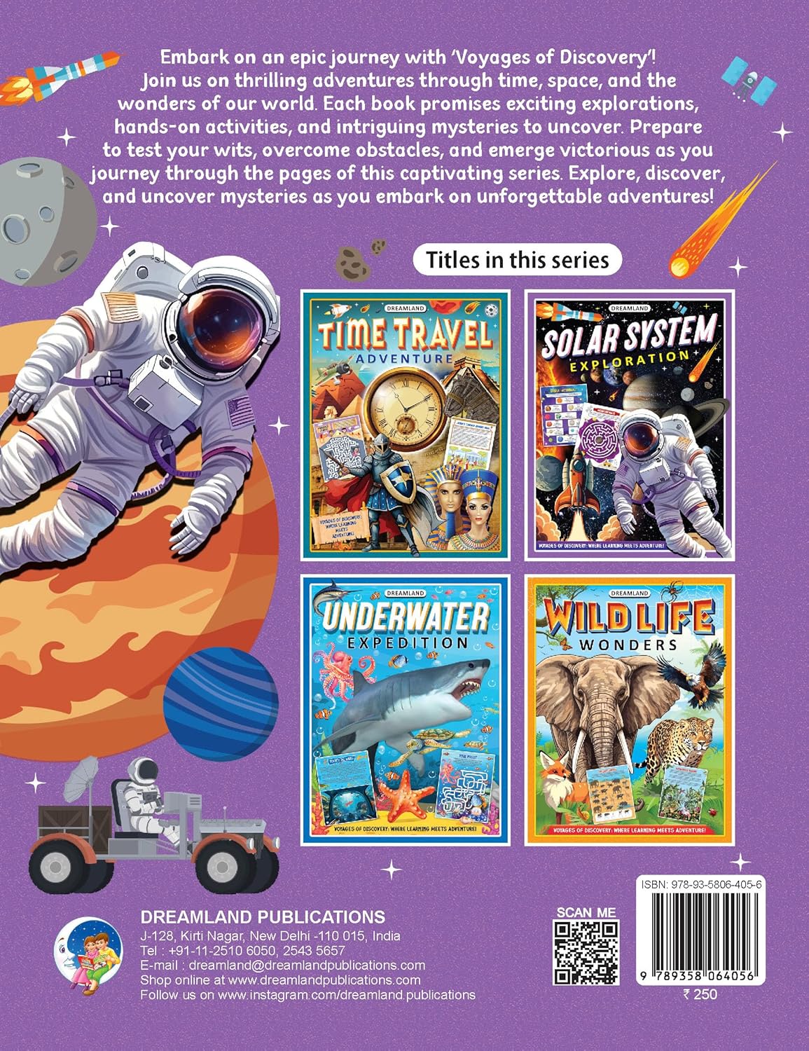 Solar System Exploration Activity Book for Kids Ages 5-10