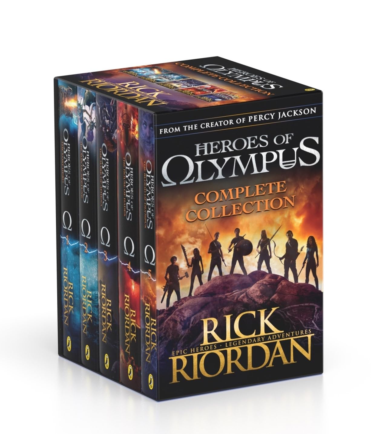 Heroes of Olympus Complete Collection of 5 Books