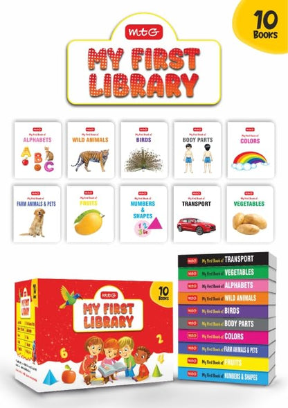 My First Library Box Set of 10 Books for Kids