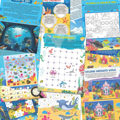 Underwater Expedition Activity Book for Kids