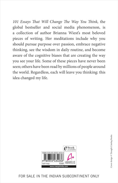 101 Essays That Will Change the Way You Think