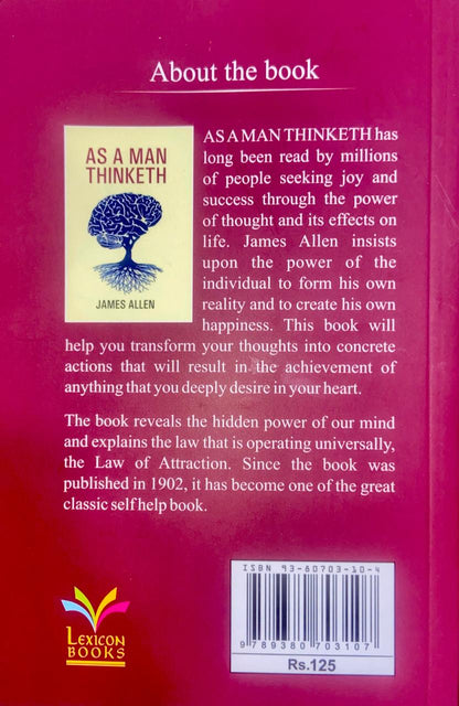 As a Man Thinketh