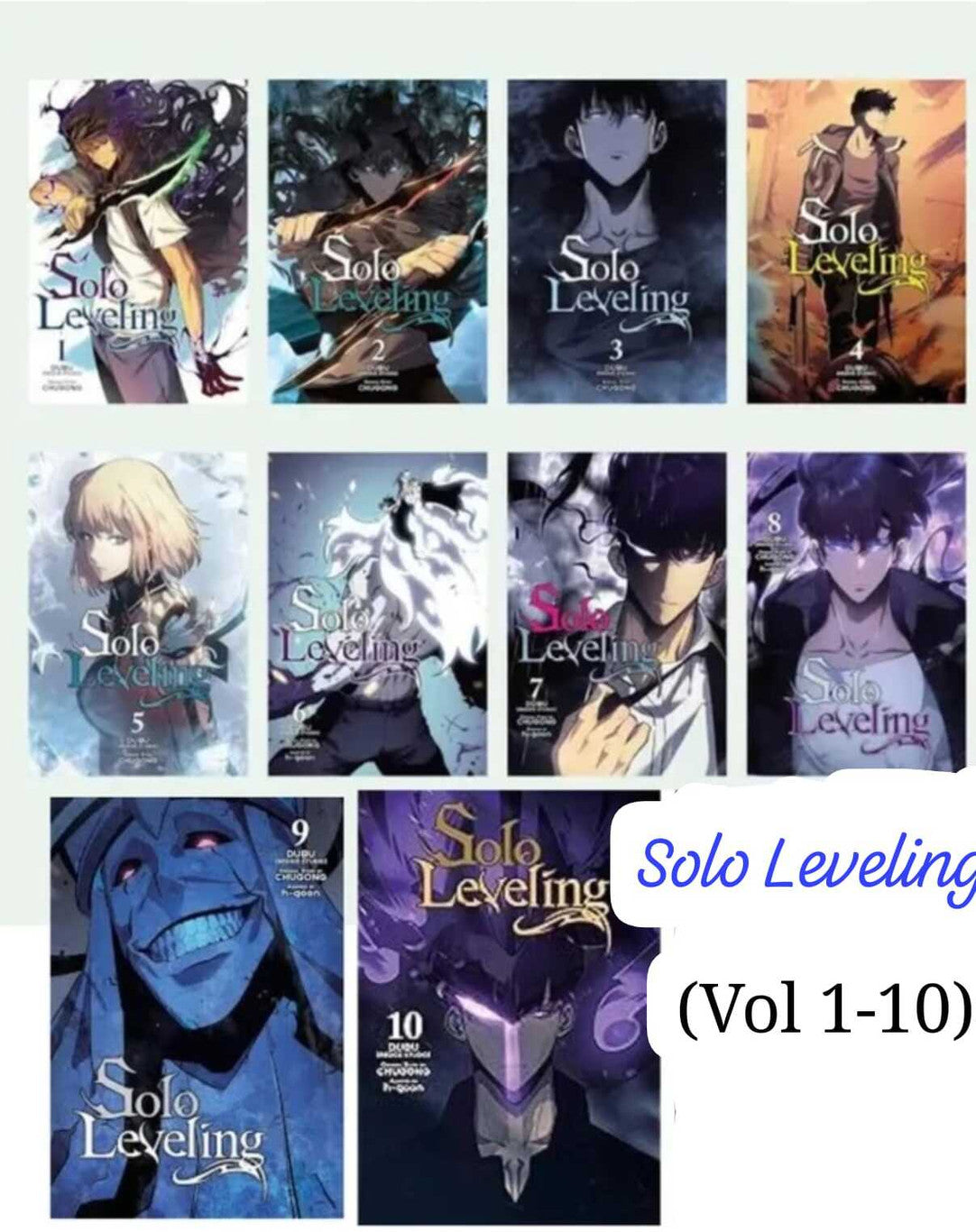 Solo leveling Manga set of 1-10 Volumes